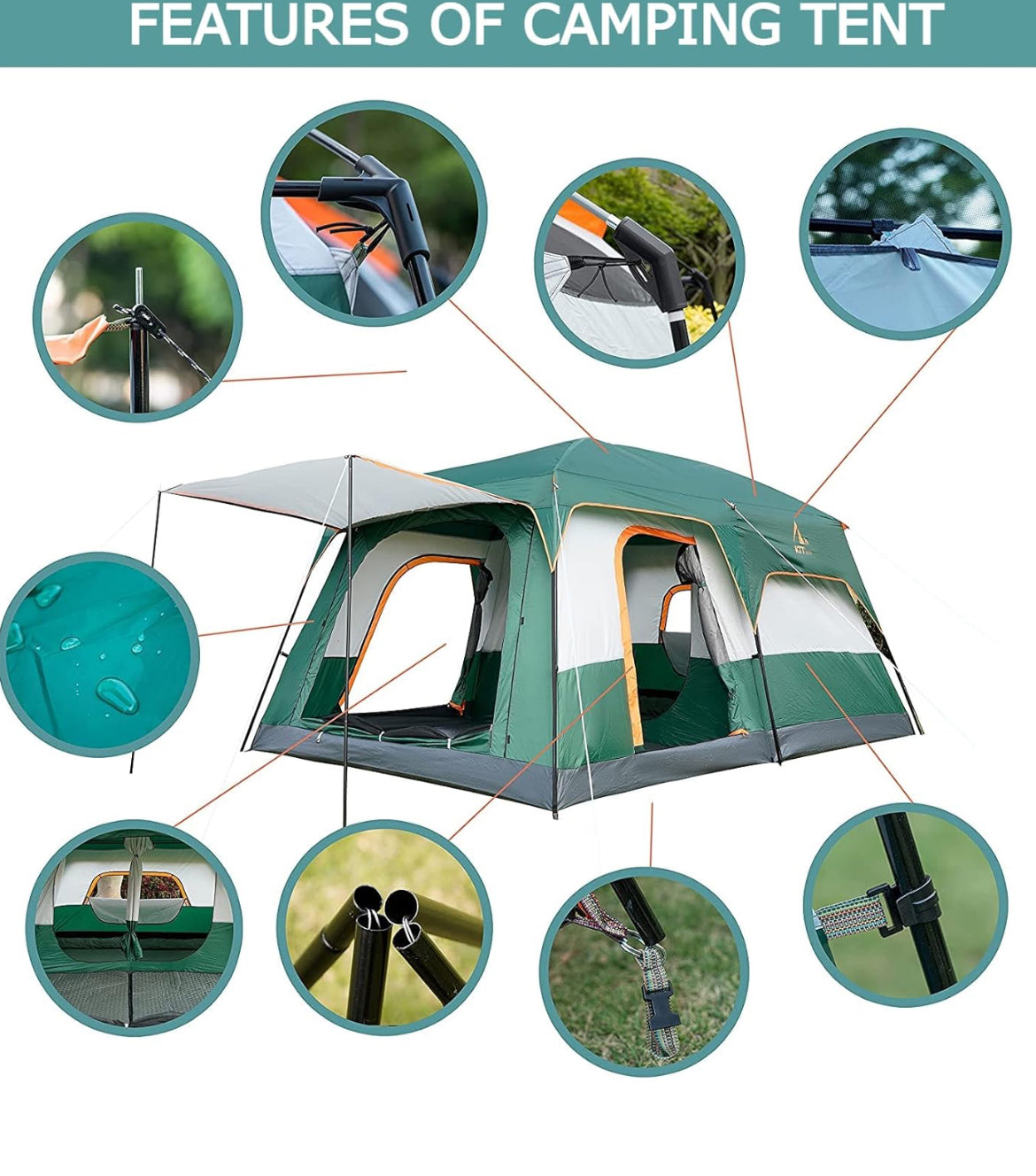 Portable Big Dome Tent
House ( 5-9 Person )