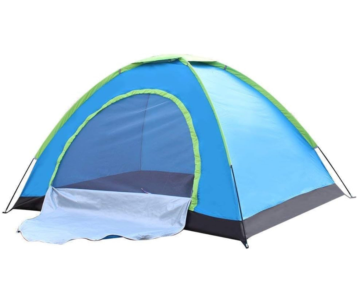 Dome Tent 2 men Single layer (Water Resistant)
(200x150cm)