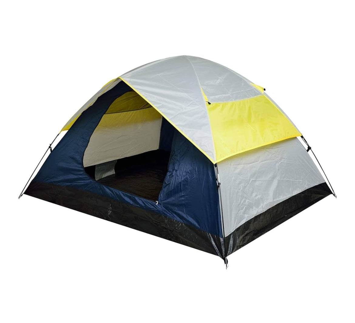 Dome Tent 2 men Double
Layer waterproof)
(200x150cm)