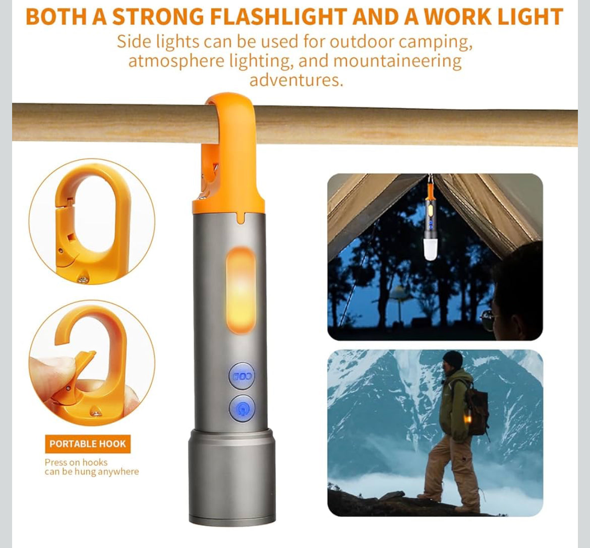 Multifunctional
camping water proof torch