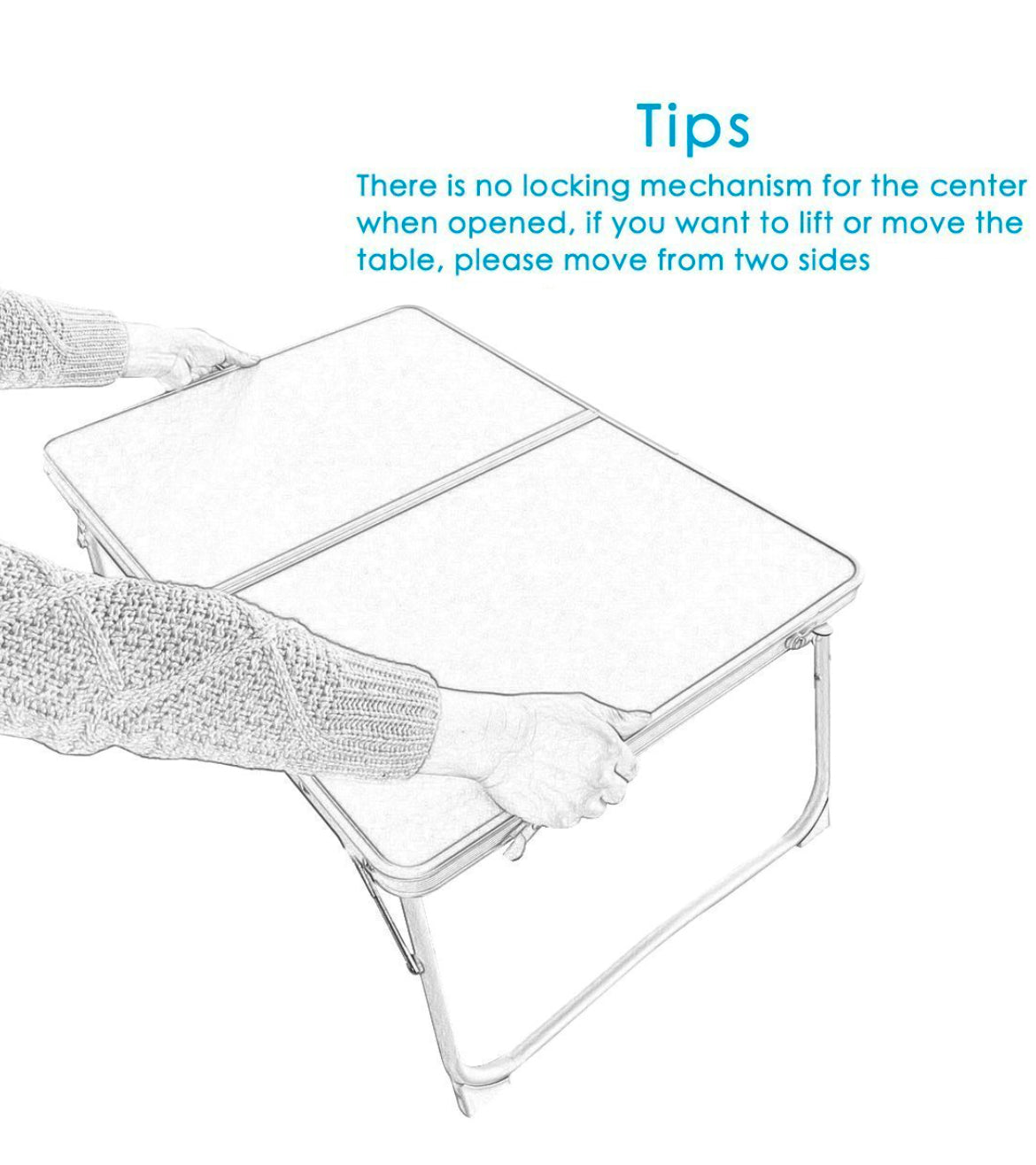 Portable Outdoor Camping Table Small