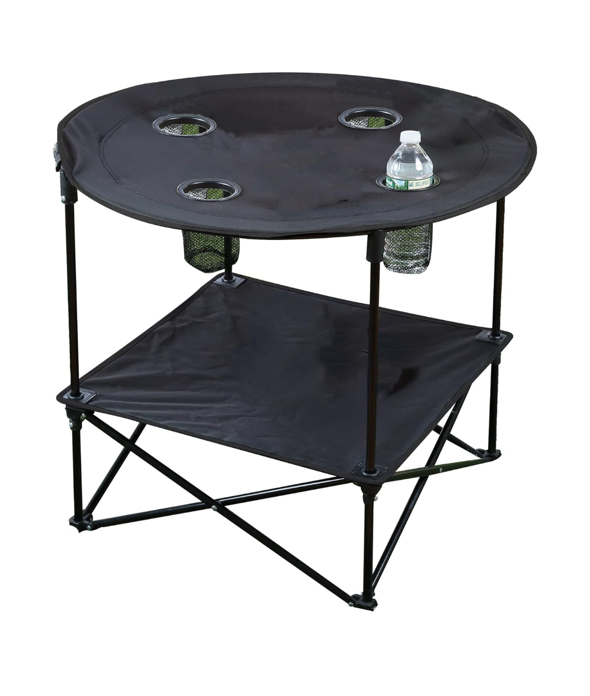 Camping table with four cup holder (compact packing)
