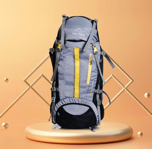 60L Rucksack Travel Backpack for Trekking Hiking | Large Capacity Waterproof Bag for Men & Women -Blue