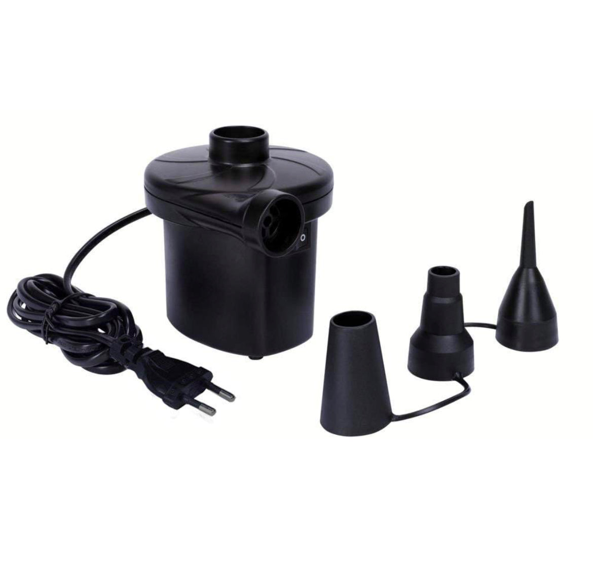 Multi-Purpose Electric Air Pump - Quick Inflate & Deflate for Air Beds, Mattresses, Sofas, Swimming Pools, Toys, and Travel Air Bags