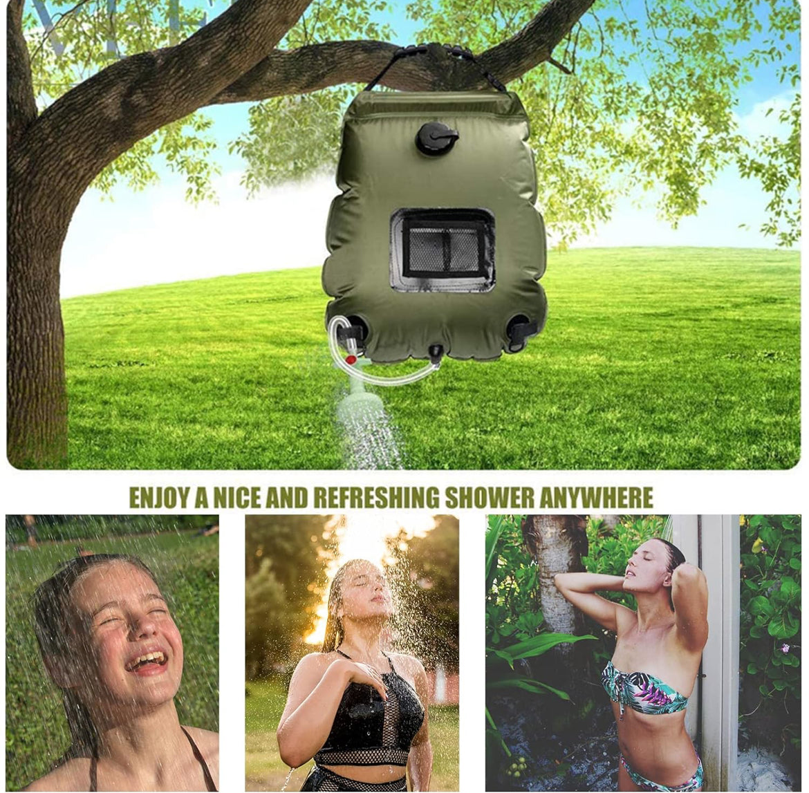 Premium Camping Shower Bag 20Ltr
