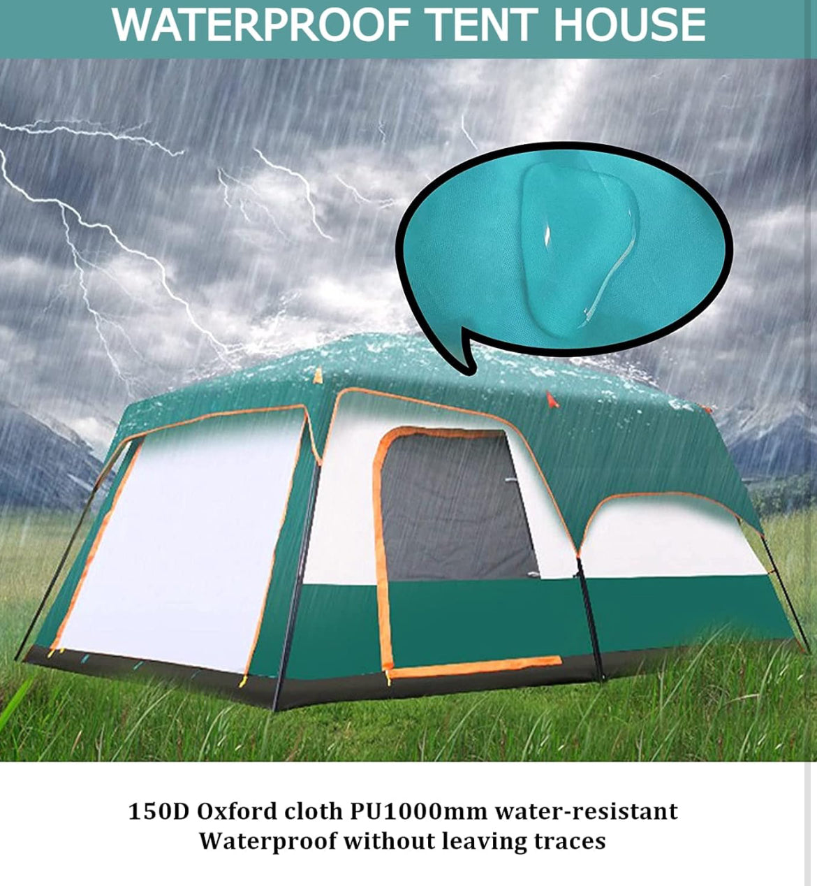 Portable Big Dome Tent
House ( 5-9 Person )