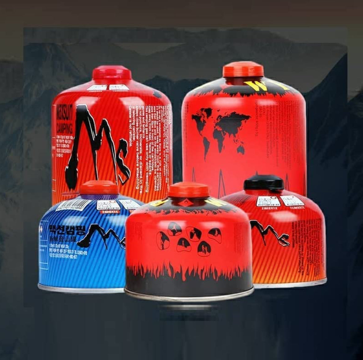 Propane and N-Butane Gas Canister for camping gas stove