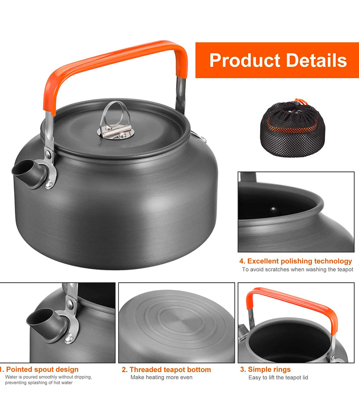 Camping Hiking Picnic kettle