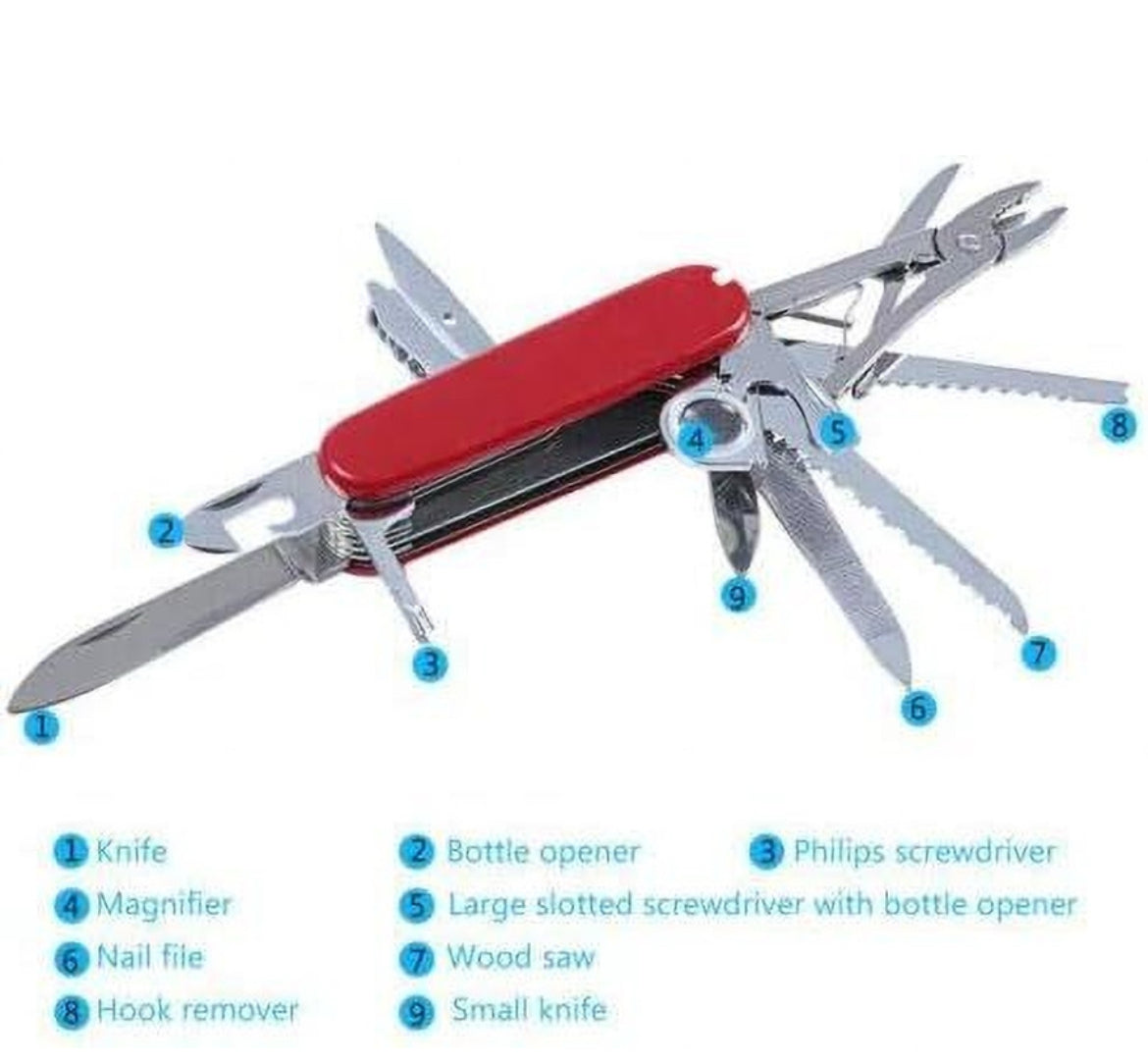17 in 1 pocket swiss knife