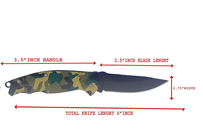 Mini Pocket Compact Folding Knife for Keychain, EDC,
Camping, Travel & Utility Use