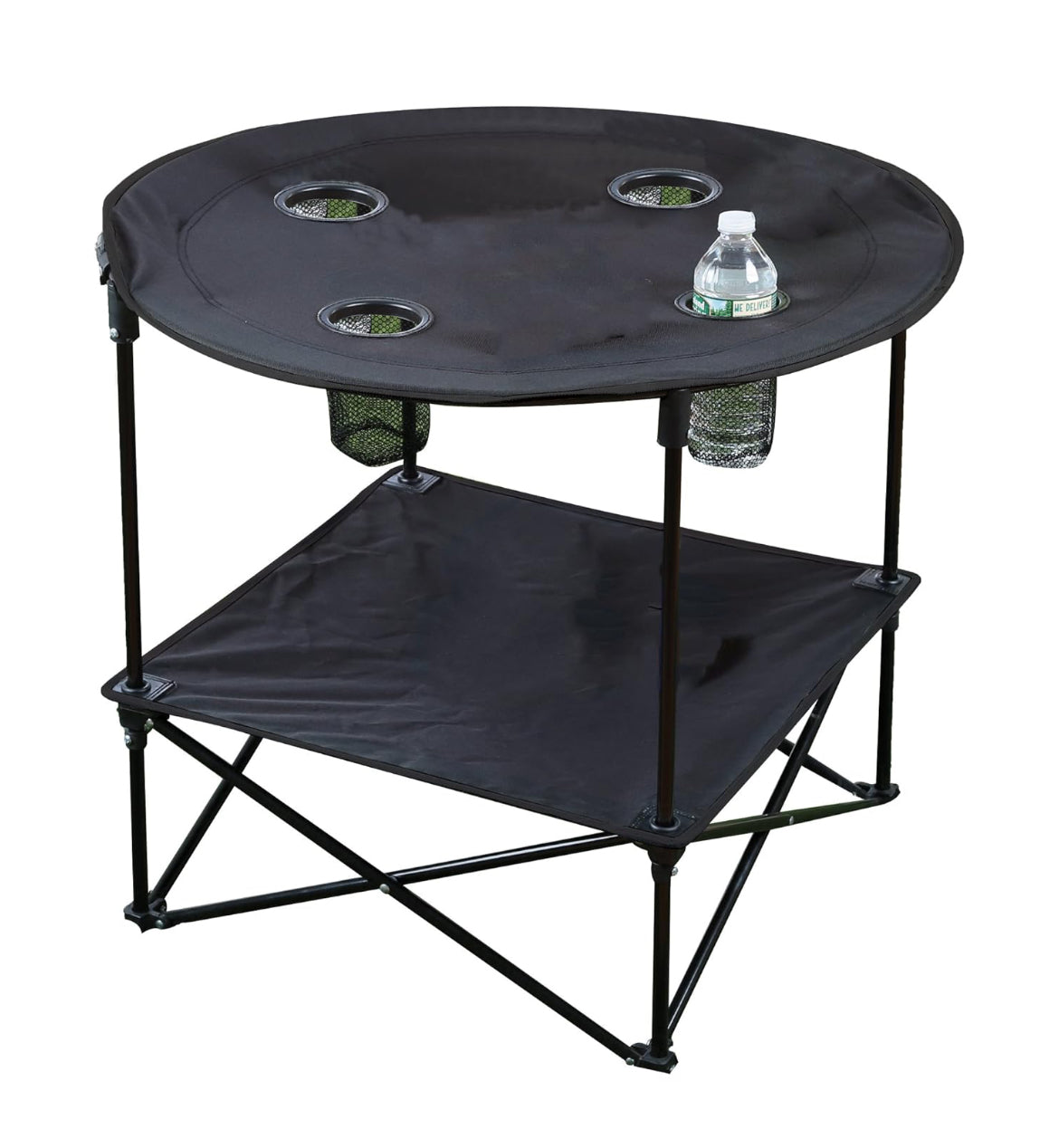 Camping table with four cup holder (compact packing)