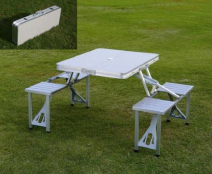 Aluminium Portable
Folding Table 4 Seater without umbrella