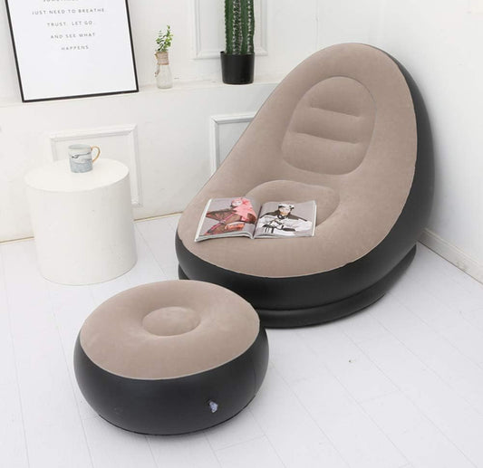 Inflatable Recliner Sofa with Electric Pump for Ultimate Relaxation
