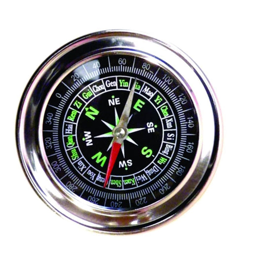 Generic Magnetic Compass - Portable Direction Finder for Hiking, Camping, Trekking, Adventure & Outdoor Survival