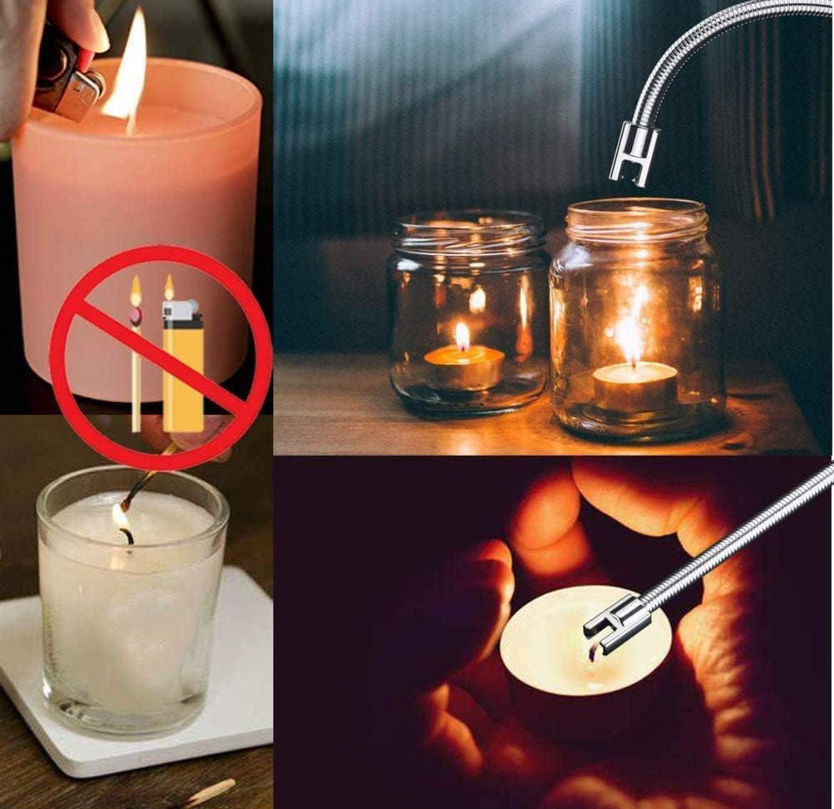 Electric Rechargeable
Gas Lighter/Plasma
Lighter Flameless
Windproof, USB Lighter
