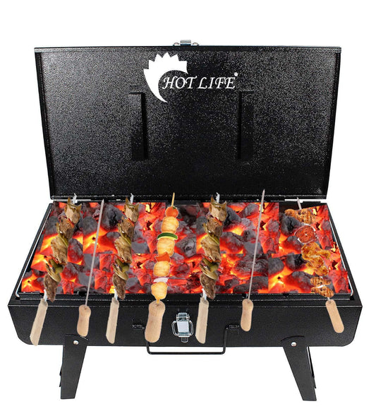 Camping Foldable Suitcase Barbecue (with complete accessories