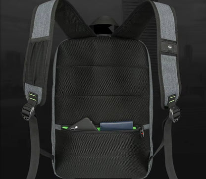 Solar Charging Backpack - Waterproof, Weatherproof Travel Bag with USB Port for Outdoor, Hiking, Camping & Work