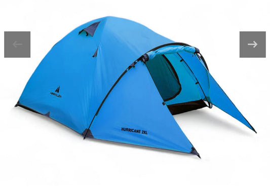 HIMMALEH HURRICAN
3XL TENT 5000 MM WATER PROOF, DOUBL FLYSHEET, FIBRE GLASS POLE