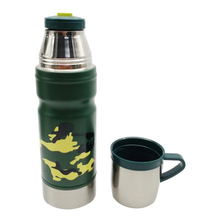 Vacuum Water Bottle With Cup