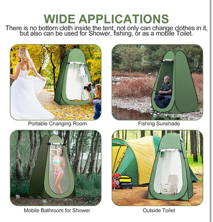 Portable Toilet & Changing Room Tent - Waterproof, Lightweight & Privacy Shelter