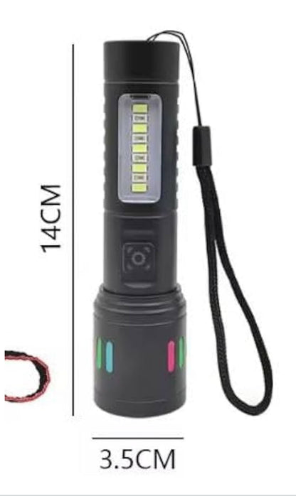 Multi-Functional USB Rechargeable LED Torch